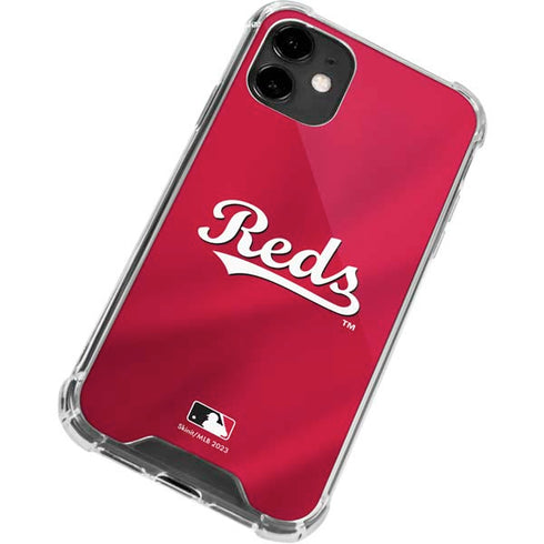 MLB Cincinnati Reds Alternate/Away Jersey iPhone 12 Mini Clear Case