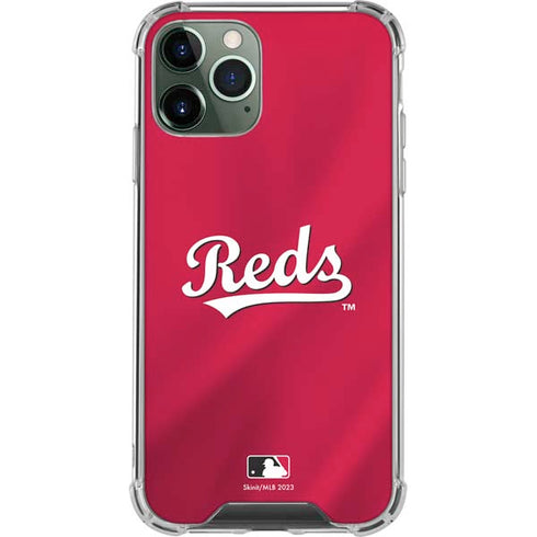 MLB Cincinnati Reds Alternate/Away Jersey iPhone 12 Pro Clear Case