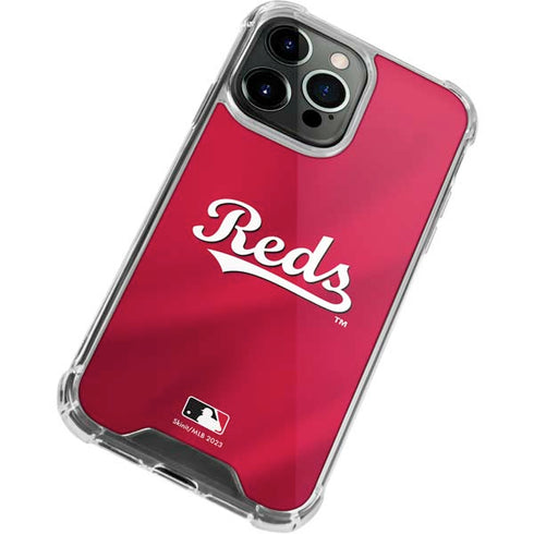 MLB Cincinnati Reds Alternate/Away Jersey iPhone 13 Pro Clear Case