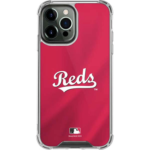 MLB Cincinnati Reds Alternate/Away Jersey iPhone 14 Pro Max Clear Case