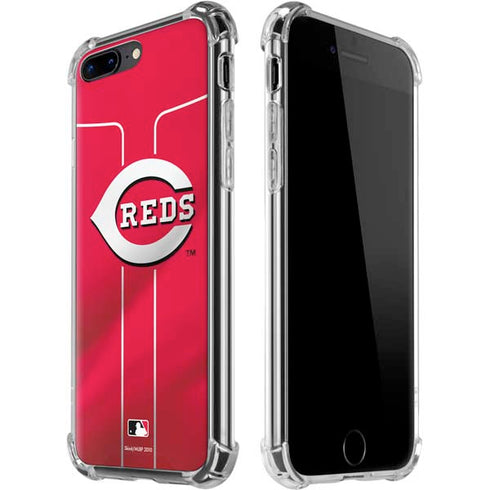 MLB Cincinnati Reds Alternate/Away Jersey iPhone 7/8 Plus Clear Case