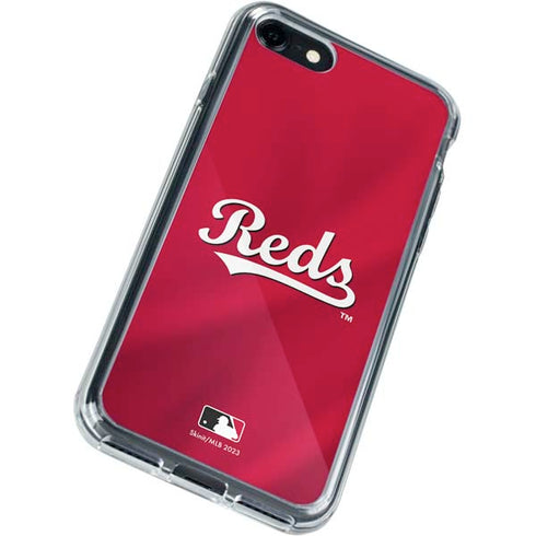 MLB Cincinnati Reds Alternate/Away Jersey iPhone SE (2nd & 3rd Gen) Clear Case