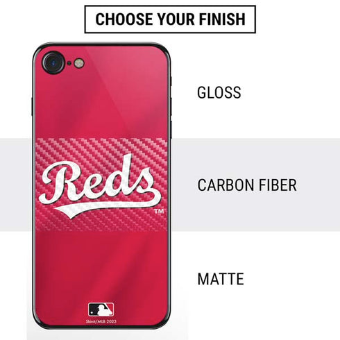 MLB Cincinnati Reds Alternate/Away Jersey iPhone SE (2nd & 3rd Gen) Skin