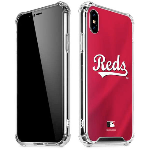 MLB Cincinnati Reds Alternate/Away Jersey iPhone XS Max Clear Case