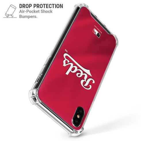 MLB Cincinnati Reds Alternate/Away Jersey iPhone XS Max Clear Case