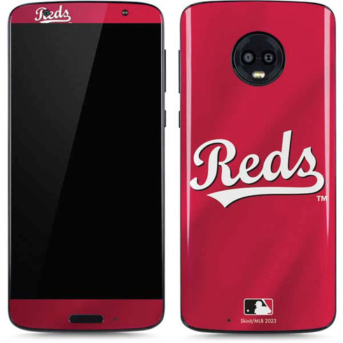 MLB Cincinnati Reds Alternate/Away Jersey Moto G6 Skin