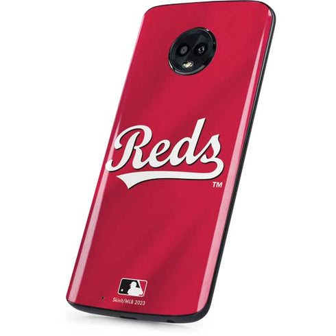 MLB Cincinnati Reds Alternate/Away Jersey Moto G6 Skin