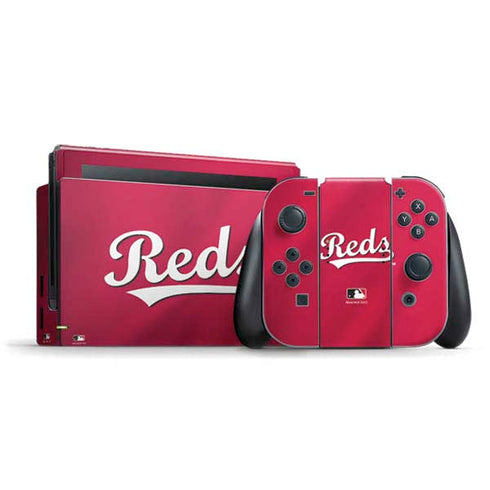 MLB Cincinnati Reds Alternate/Away Jersey Nintendo Switch Bundle Skin