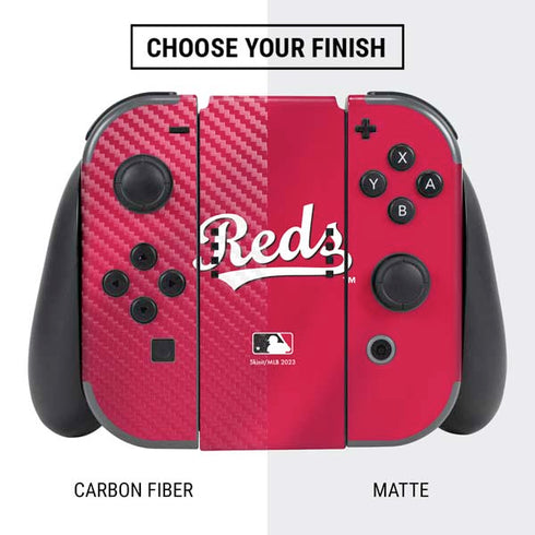 MLB Cincinnati Reds Alternate/Away Jersey Nintendo Switch Bundle Skin