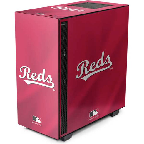 MLB Cincinnati Reds Alternate/Away Jersey NZXT H510 Compact ATX Mid-Tower Case Skin