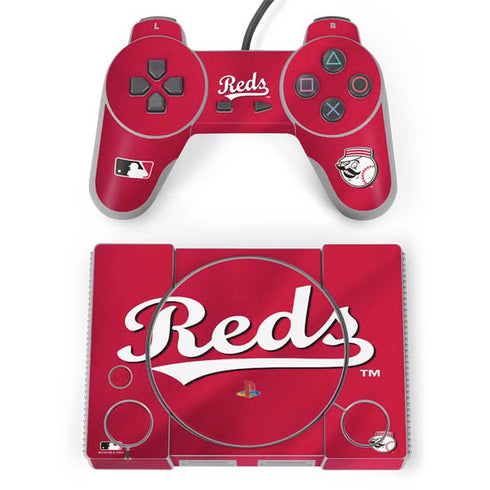 MLB Cincinnati Reds Alternate/Away Jersey PlayStation Classic Bundle Skin