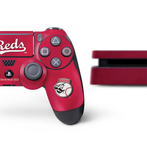 MLB Cincinnati Reds Alternate/Away Jersey PS4 Slim Bundle Skin