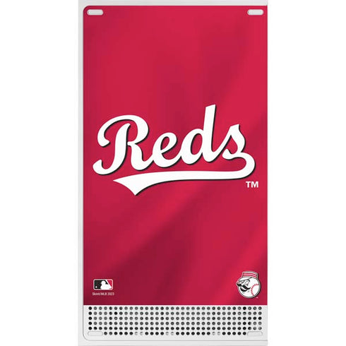 MLB Cincinnati Reds Alternate/Away Jersey Xbox Series S Console Skin