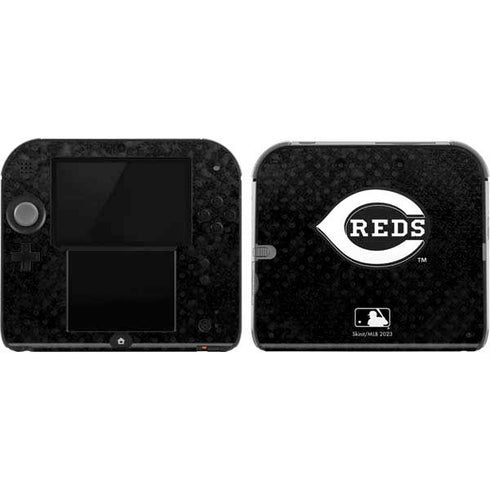 MLB Cincinnati Reds Dark Wash Nintendo 2DS Skin