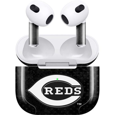 MLB Cincinnati Reds Dark Wash Apple AirPods (3rd Gen 2021) Skin