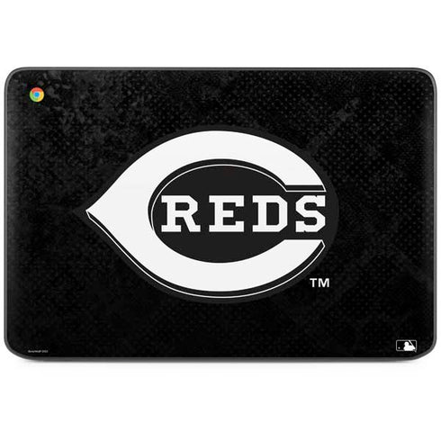 MLB Cincinnati Reds Dark Wash HP Chromebook Skin