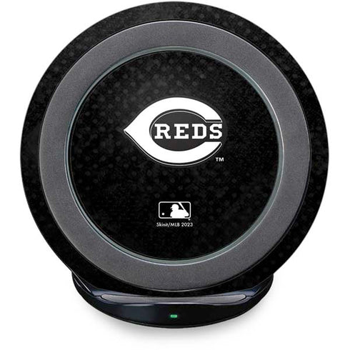 MLB Cincinnati Reds Dark Wash Fast Charge Wireless Charging Stand Skin