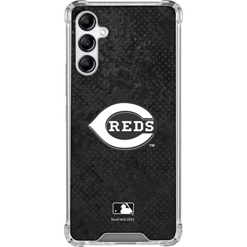 MLB Cincinnati Reds Dark Wash Galaxy A15 5G Clear Case