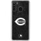 MLB Cincinnati Reds Dark Wash Galaxy A21 Clear Case