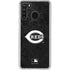 MLB Cincinnati Reds Dark Wash Galaxy A21 Clear Case