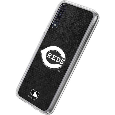 MLB Cincinnati Reds Dark Wash Galaxy A50 Clear Case