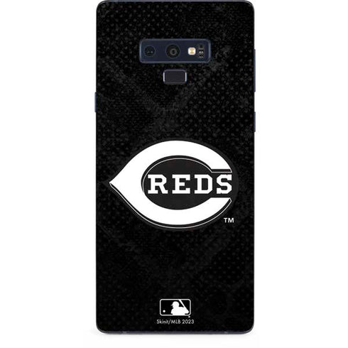MLB Cincinnati Reds Dark Wash Galaxy Note 9 Skin