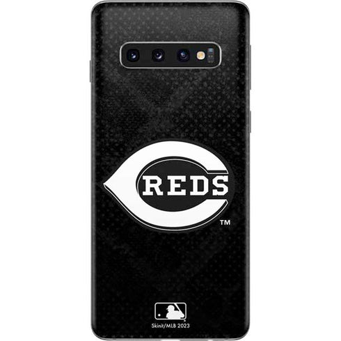 MLB Cincinnati Reds Dark Wash Galaxy S10 Skin