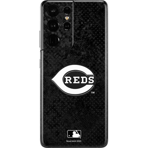 MLB Cincinnati Reds Dark Wash Galaxy S21 Ultra 5G Skin