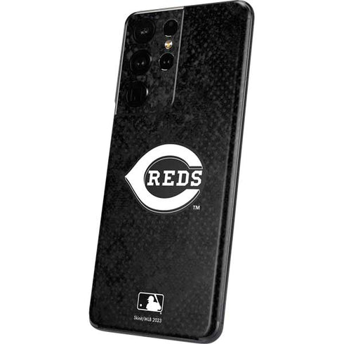 MLB Cincinnati Reds Dark Wash Galaxy S21 Ultra 5G Skin