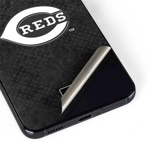 MLB Cincinnati Reds Dark Wash Galaxy S22 Plus Skin