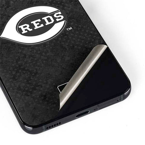 MLB Cincinnati Reds Dark Wash Galaxy S22 Skin