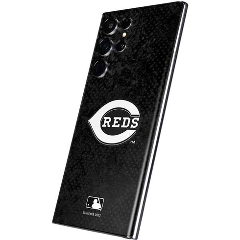 MLB Cincinnati Reds Dark Wash Galaxy S22 Ultra Skin