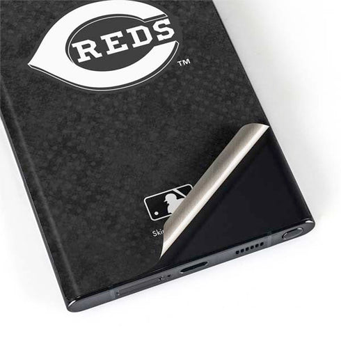 MLB Cincinnati Reds Dark Wash Galaxy S22 Ultra Skin