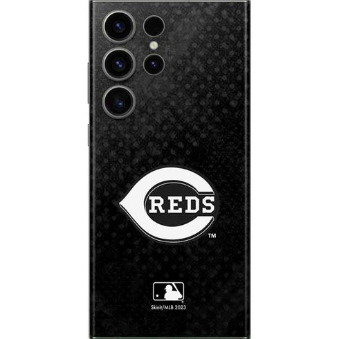 MLB Cincinnati Reds Dark Wash Galaxy S23 Ultra Skin
