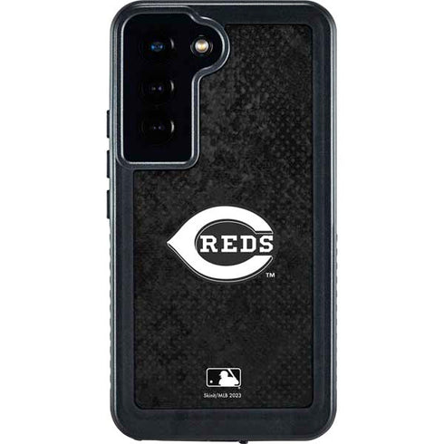 MLB Cincinnati Reds Dark Wash Galaxy S23 Waterproof Case