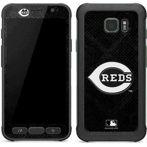 MLB Cincinnati Reds Dark Wash Galaxy S7 Active Skin