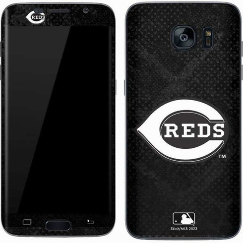 MLB Cincinnati Reds Dark Wash Galaxy S7 Skin