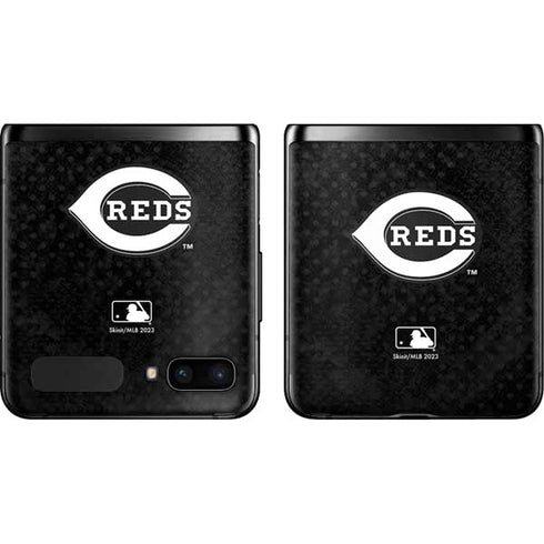 MLB Cincinnati Reds Dark Wash Galaxy Z Flip Skin