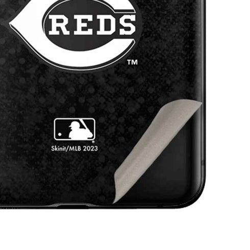 MLB Cincinnati Reds Dark Wash Galaxy Z Flip Skin