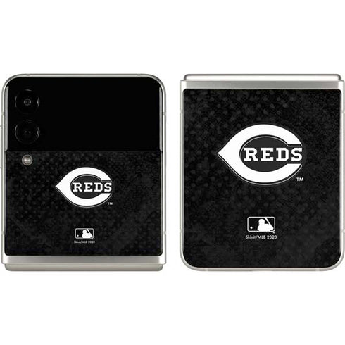 MLB Cincinnati Reds Dark Wash Galaxy Z Flip3 5G Skin