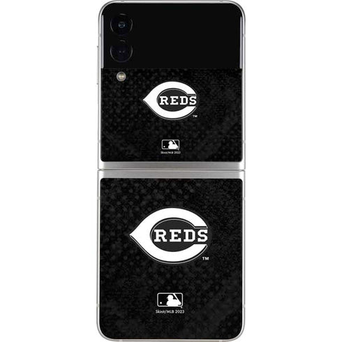 MLB Cincinnati Reds Dark Wash Galaxy Z Flip3 5G Skin