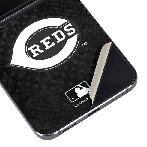 MLB Cincinnati Reds Dark Wash Galaxy Z Flip5 5G Skin