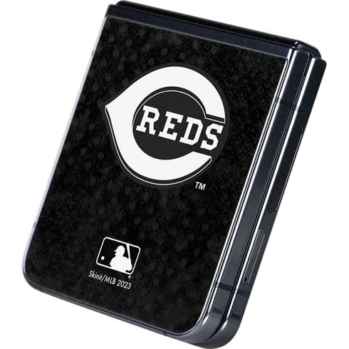 MLB Cincinnati Reds Dark Wash Galaxy Z Flip5 5G Skin