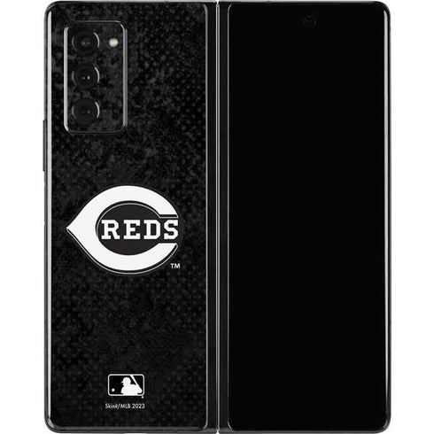 MLB Cincinnati Reds Dark Wash Galaxy Z Fold2 5G Skin