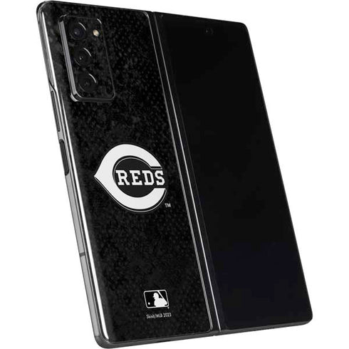 MLB Cincinnati Reds Dark Wash Galaxy Z Fold2 5G Skin