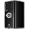 MLB Cincinnati Reds Dark Wash Galaxy Z Fold4 5G Clear Case