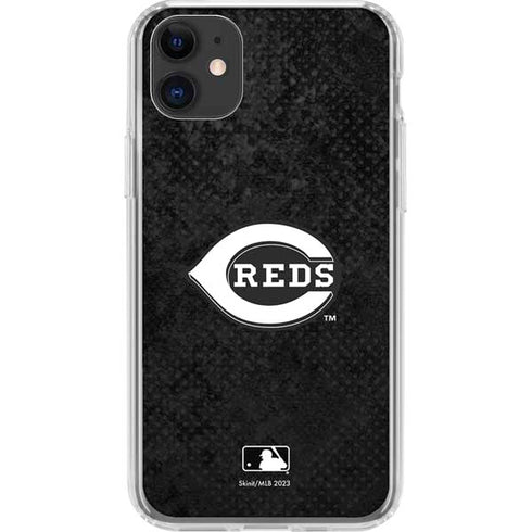 MLB Cincinnati Reds Dark Wash iPhone 11 Clear Case