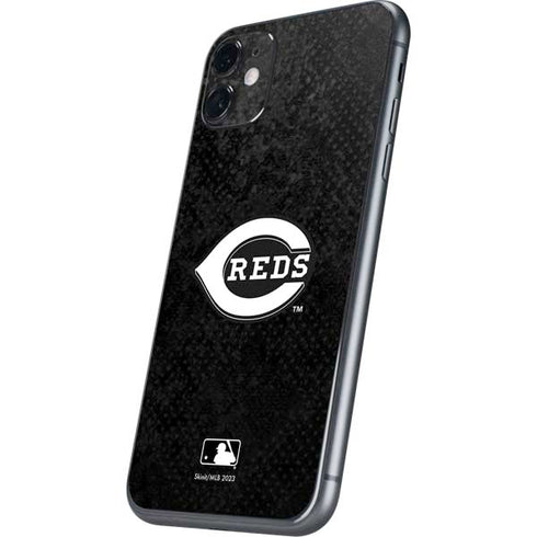 MLB Cincinnati Reds Dark Wash iPhone 11 Skin