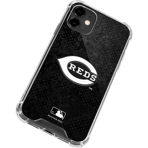 MLB Cincinnati Reds Dark Wash iPhone 12 Mini Clear Case