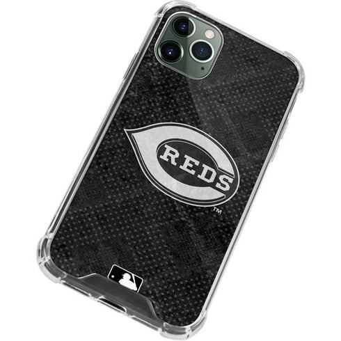 MLB Cincinnati Reds Dark Wash iPhone 12 Pro Clear Case